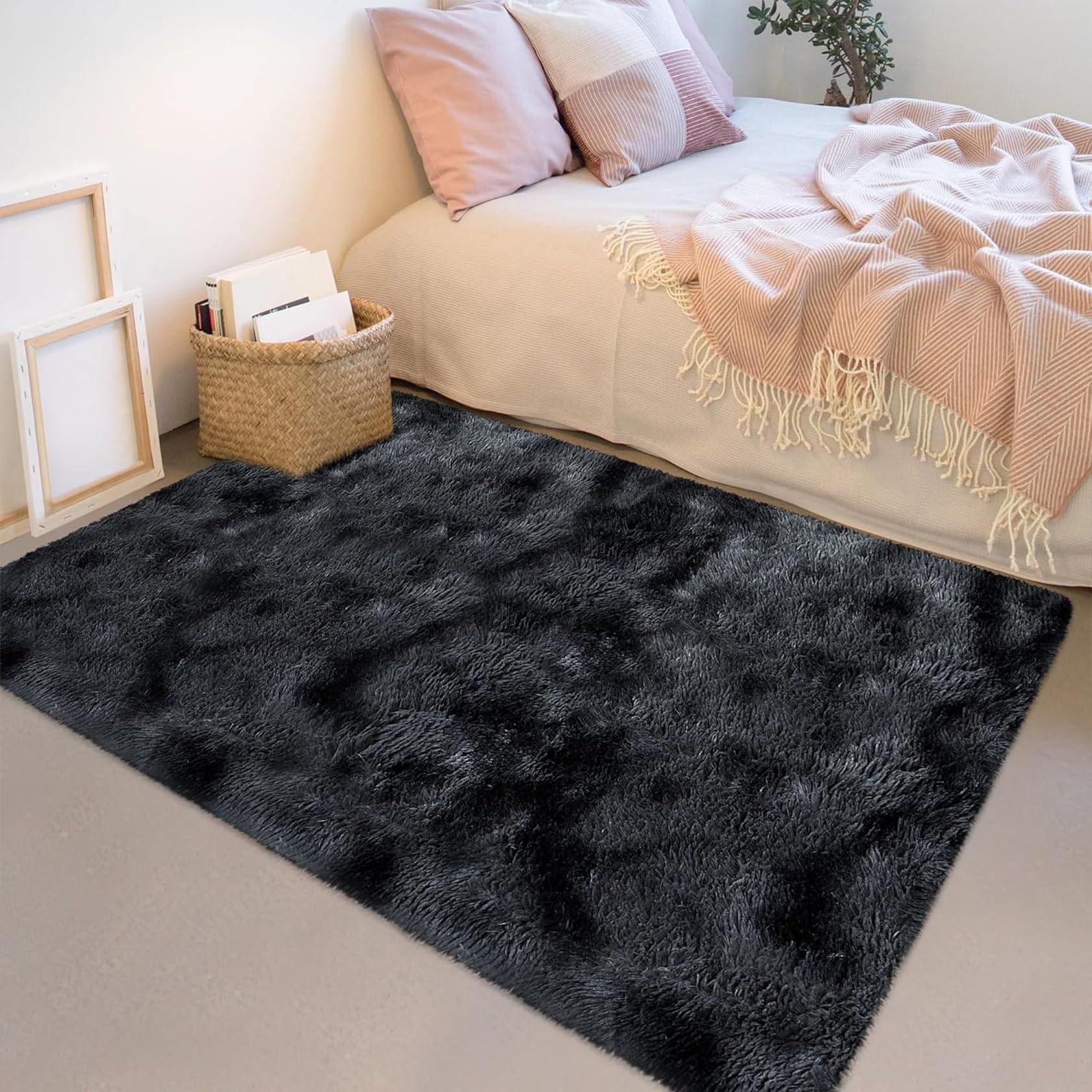 Tapis antidérapant intérieur noir fini les chutes sur sol glissant