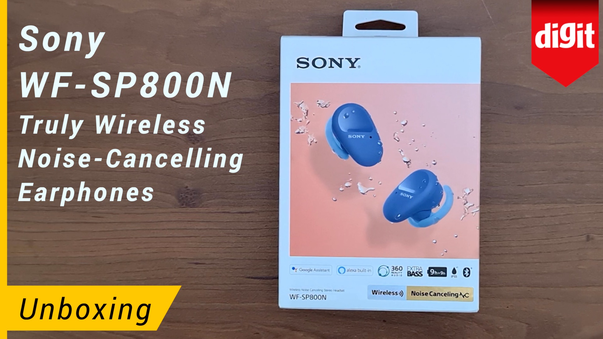 Sony WF-SP800N Bluetooth Truly Wireless in Ear Earbuds with