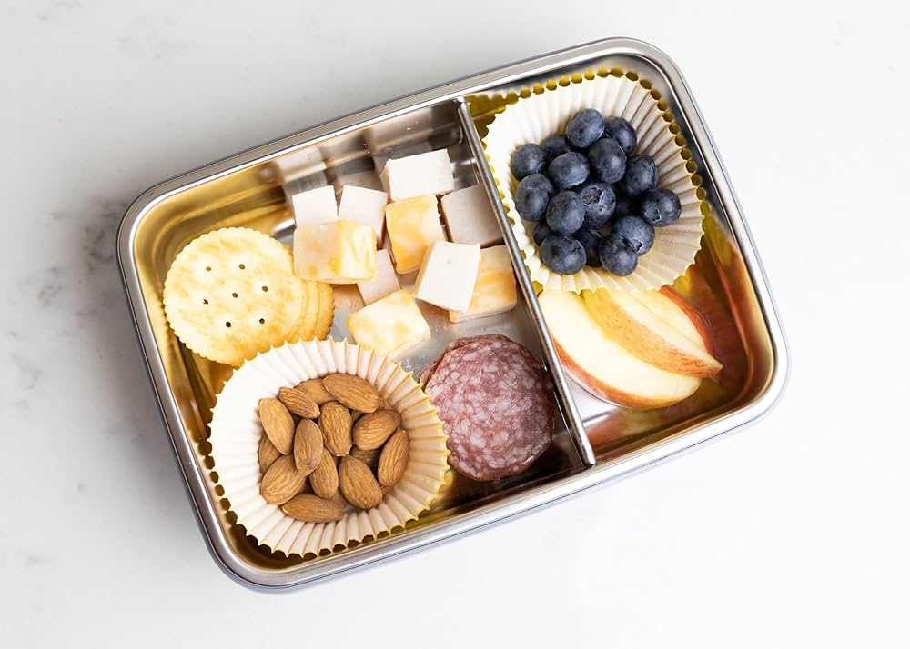 Lunch✨✨ Amazon.com: Arora Stainless Steel Bento Lunch Box - 800ml w