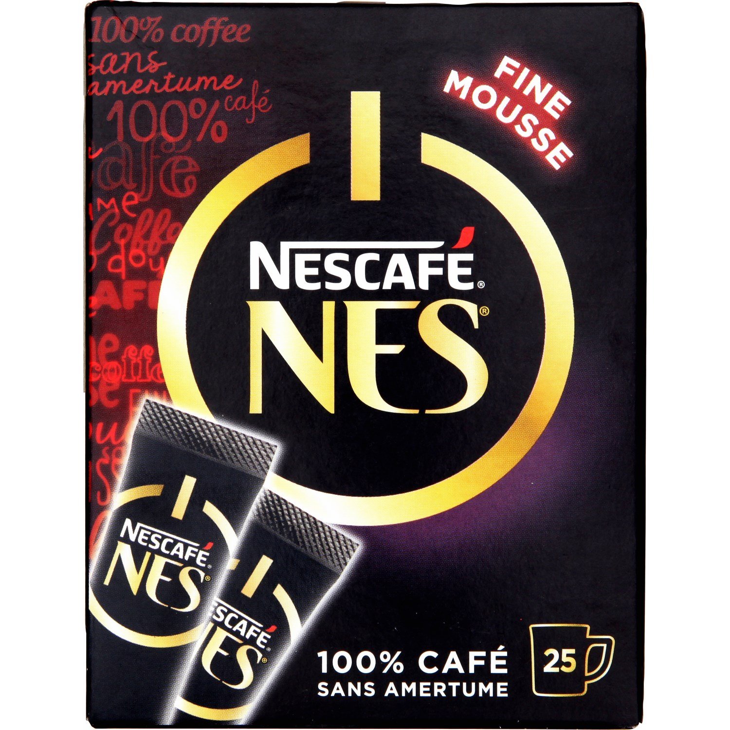 Nescafé NES Café Soluble en Sticks : Savourez un Café Riche et Instantané (50g)