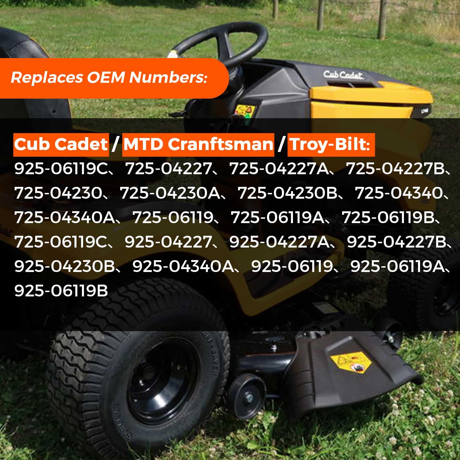 Ignition Key Switch Module Replaces Cub Cadet 725-04227 MTD 725-06119 925-1745 925-06119 /AYP 140403/Kohler 48 340 01-S/John Deere GY20680/Craftsman 140403/Stens 430-220/Toro 112-0312