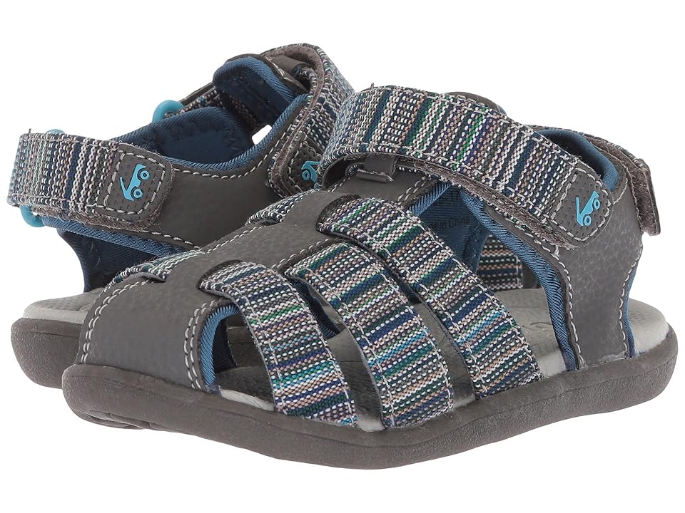 

See Kai Run Kids Cyrus Webbing (Toddler) (Gray) Boy's Shoes