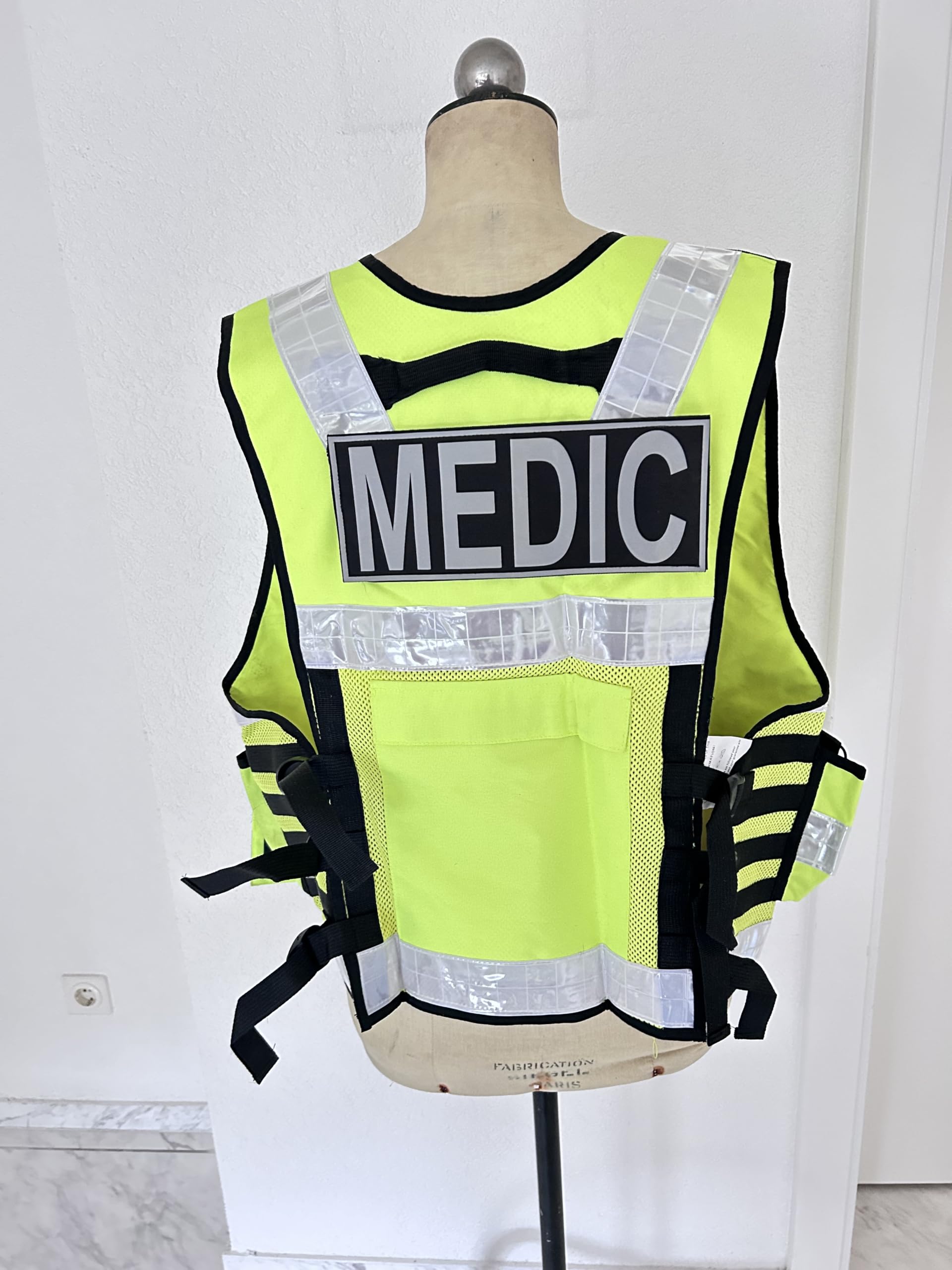 Sicherheitsweste +Leiste 304 Gelb Reflektierend + MEDIC