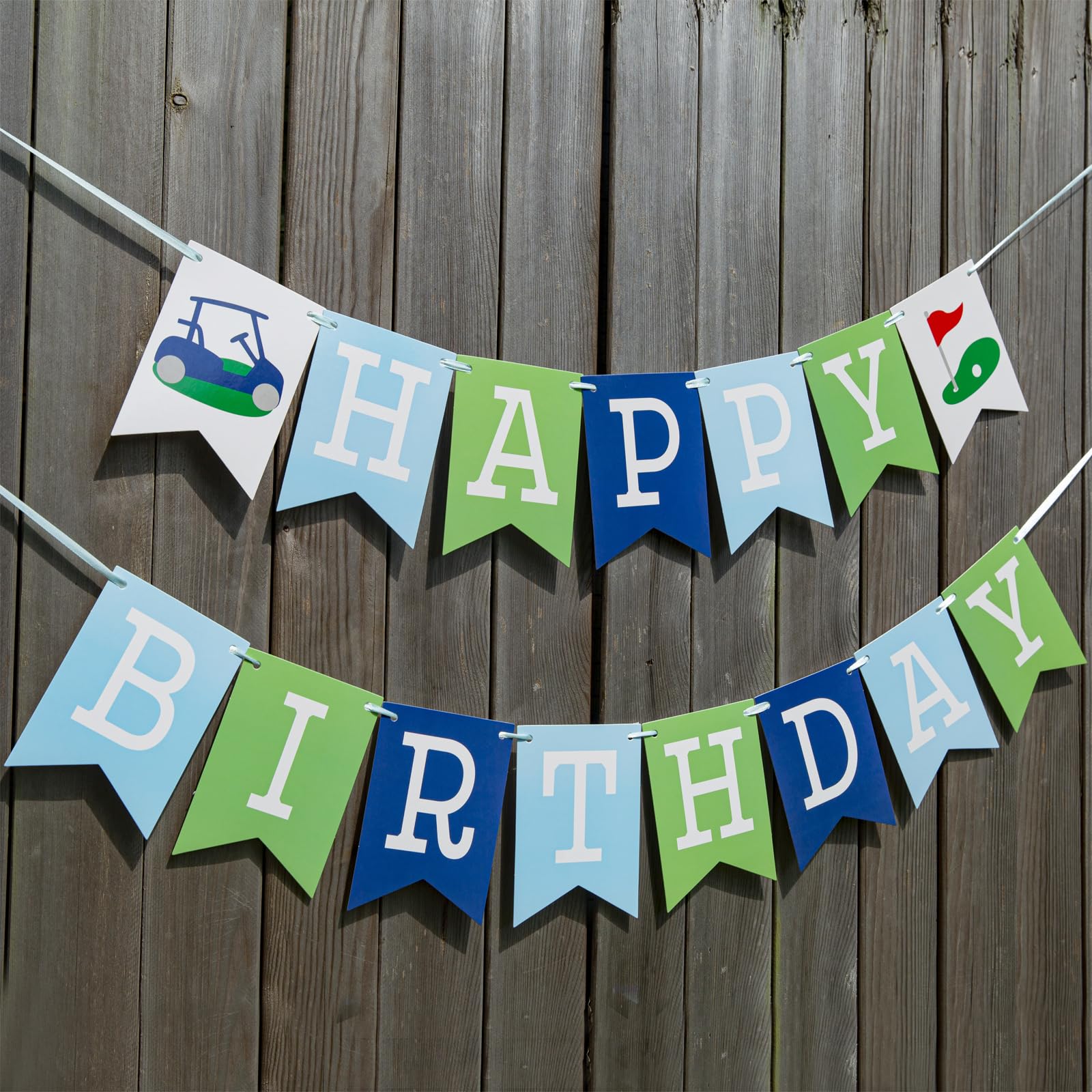 Golf Happy Birthday Banner - Happy Birthday Decorations, Golf Themed Party Supplies, Sport Theme Banner, Sports Themed Party Decoration, One Groovy
