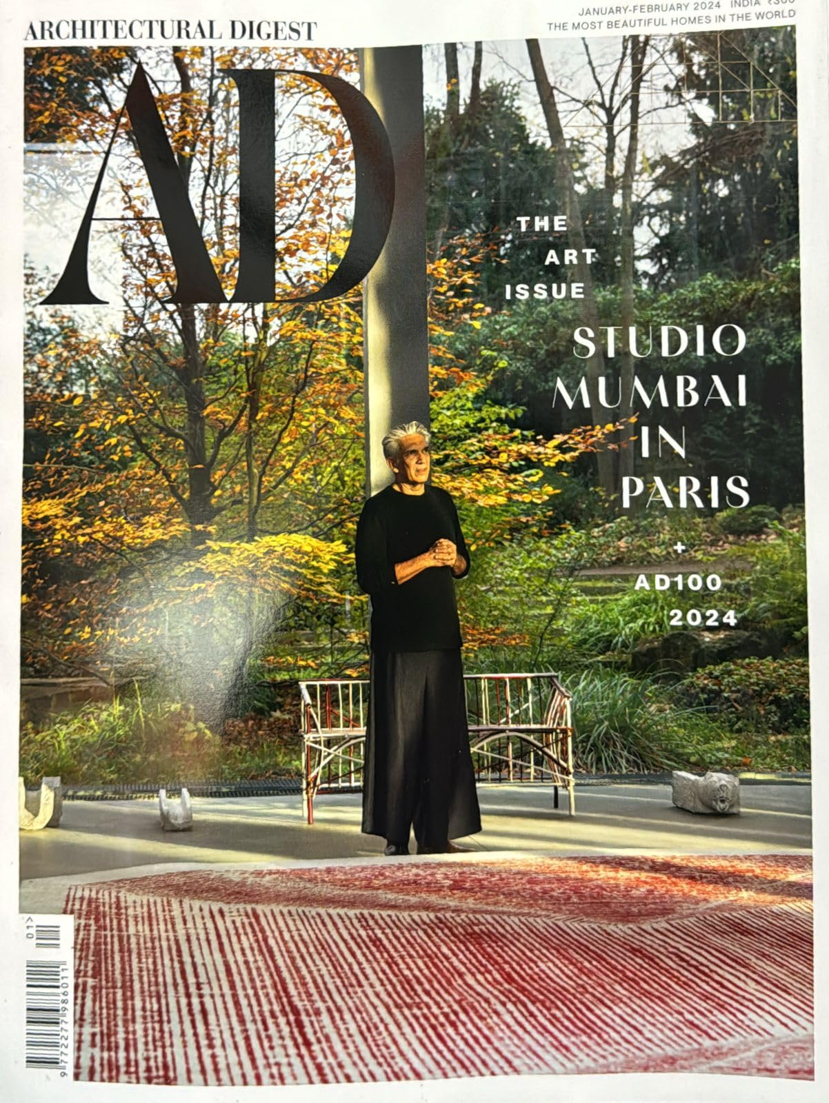 AD Architectural Digest India January February 2024 - The Art Issue (Studio Mumbai in Paris) [Paperback] AD Architectural Digest