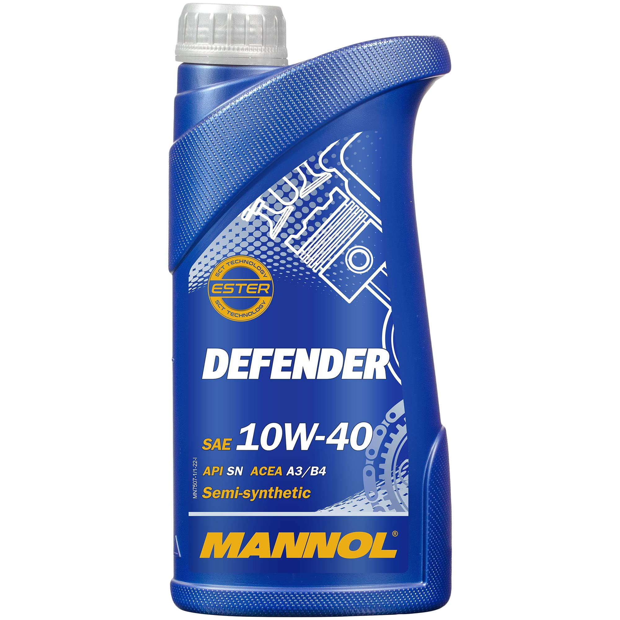 Pacchetto di ispezione pacchetto di manutenzione filtro con 6 L olio motore Defender 10W-40, filtro olio, filtro aria, vite di chiusura