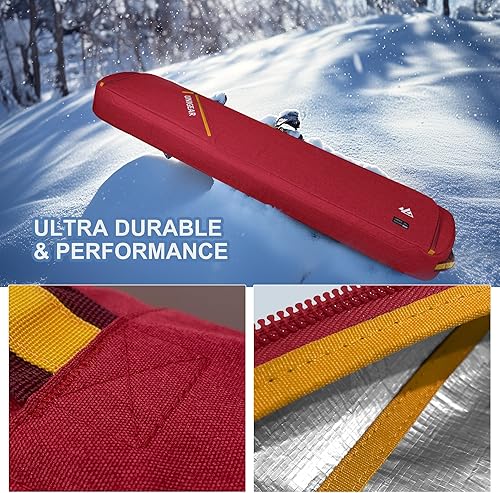 Miniatura 2 de Unigear Snowboard Ski Bag for Air Travel, Reinforced Double Padded Snowboard Bag with 10mm EPE Dense, Water-Resistant and Durable up to 175cm Ski