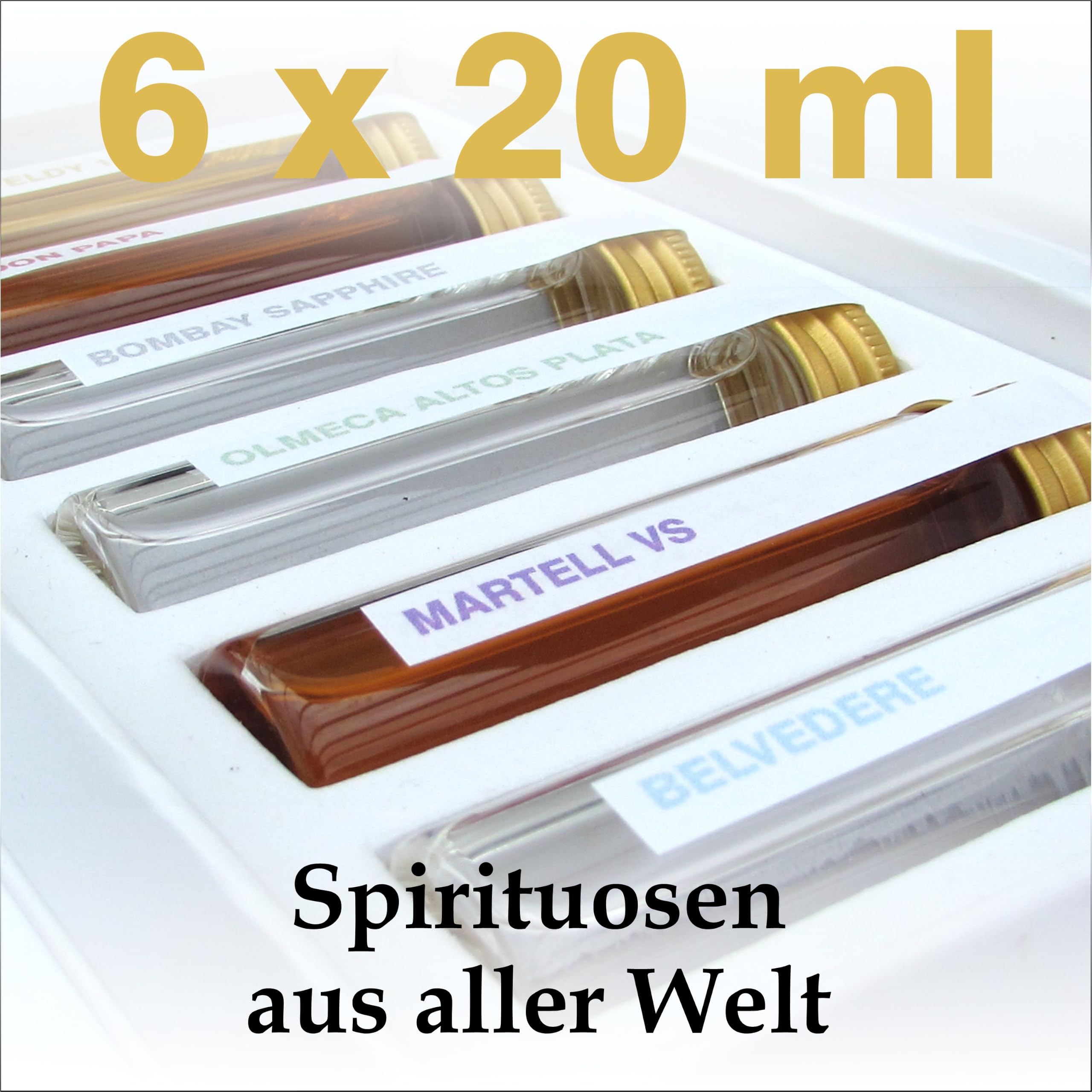 Spirits Explorer Box | 6 edle Spirituosen aus aller Welt | in edler Geschenkbox mit Magnetverschluss