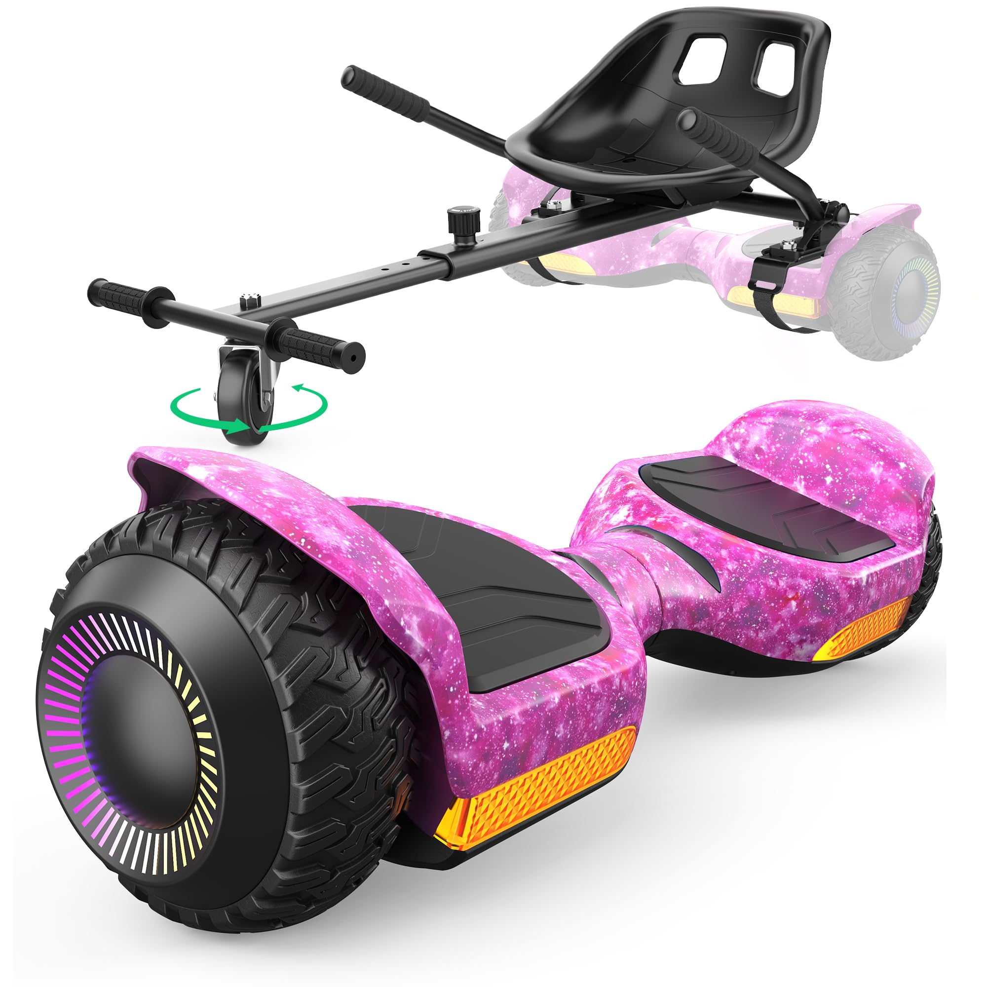Gyroor G13 Hoverboard with Seat Attachment