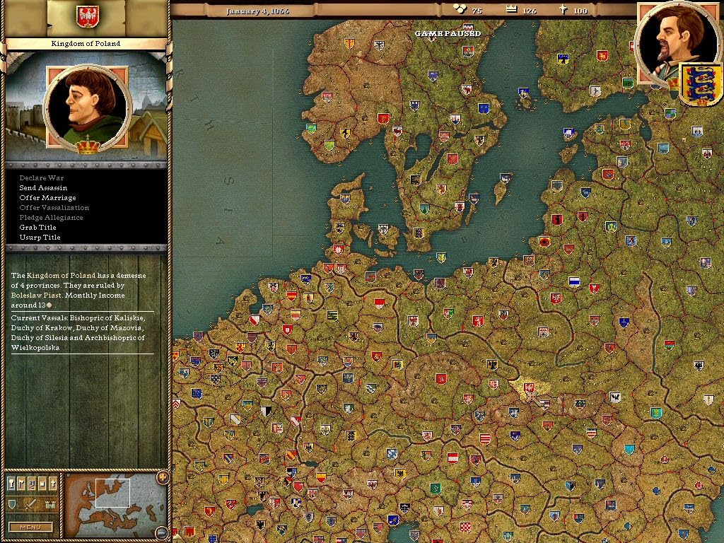 Crusader Kings/Hearts of Iron (Jewel Case) - PC 4