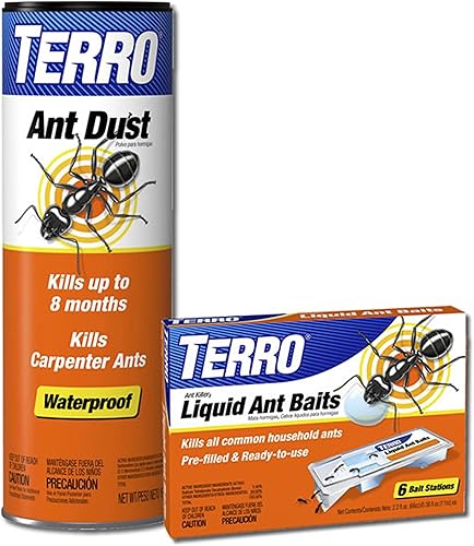 TERRO T600-300 Cebo líquido para hormigas y polvo de hormigas