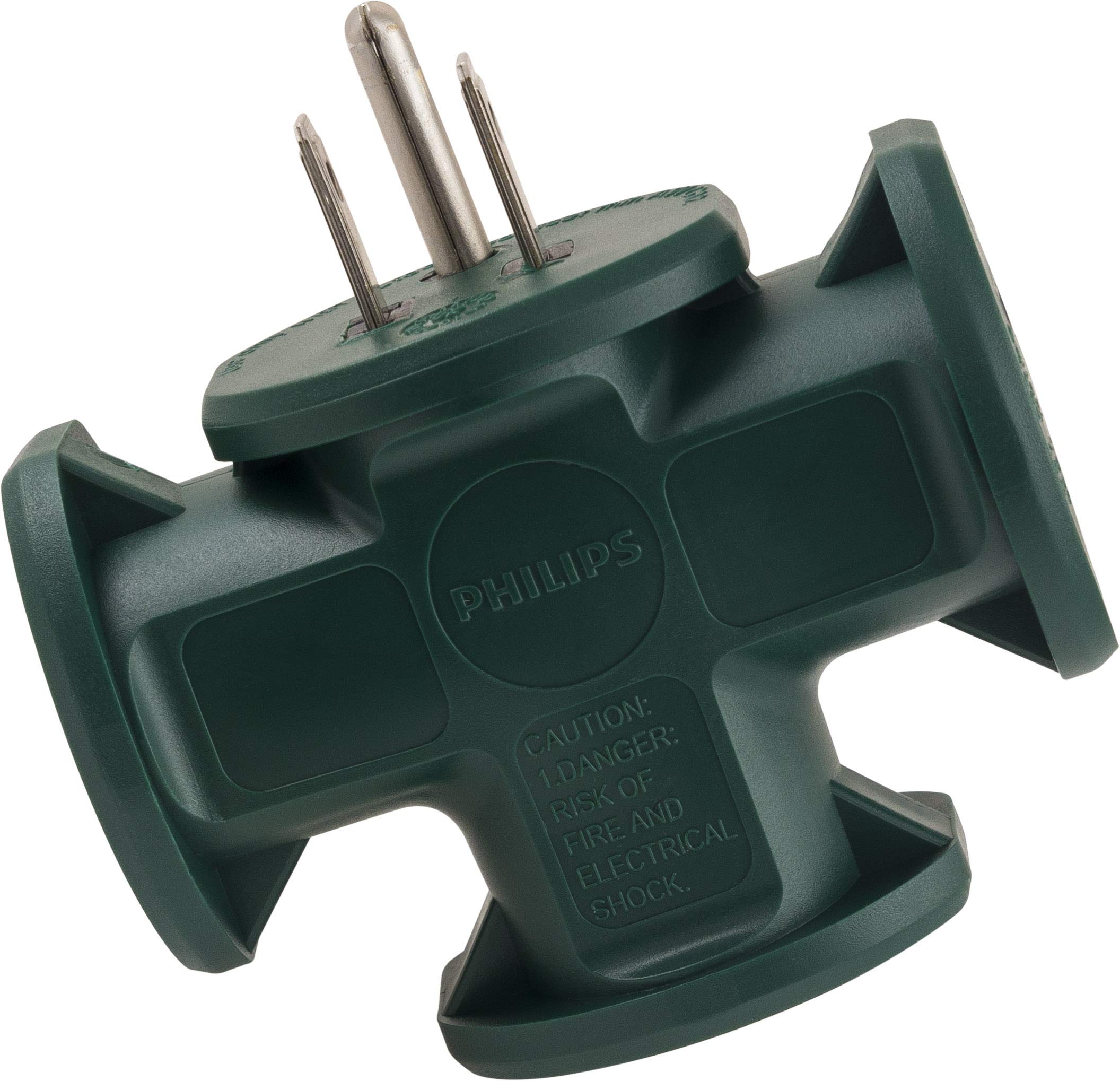 Philips 3 Outlet Outdoor Adapter -3