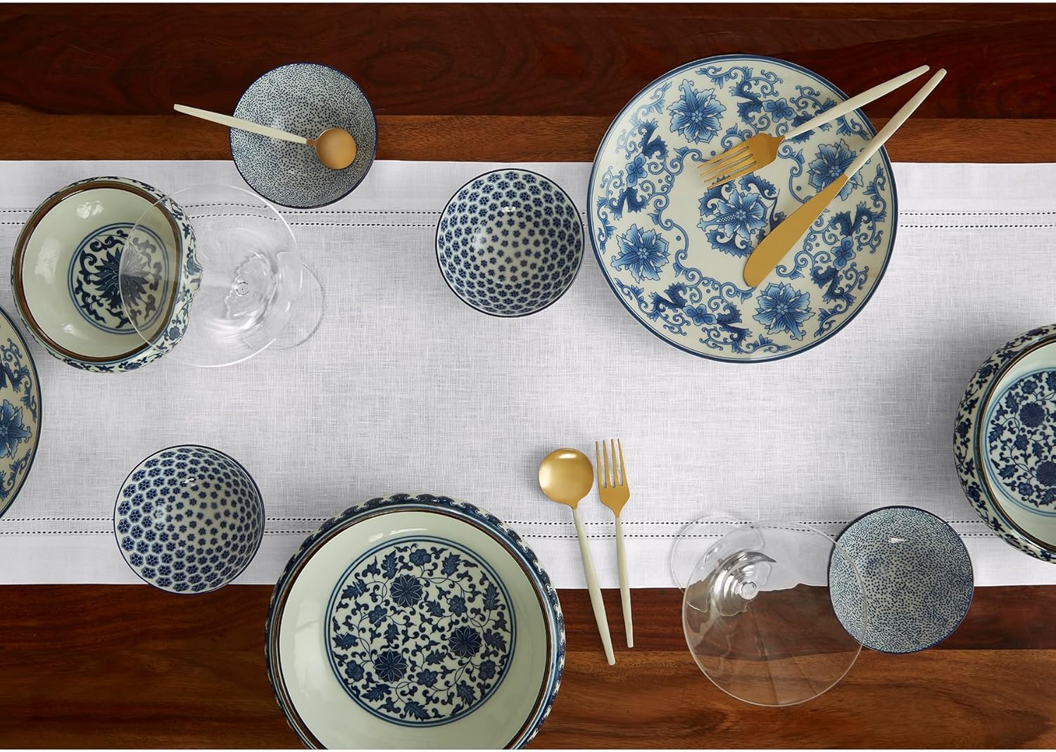 Solino Home Linen White Table Runner 90 Inches Long - 100% Pure Linen Double Hemstitch 14 x 90 Inch Table Runner for Dining, Mothers Day, Spring, Easter - Image 3