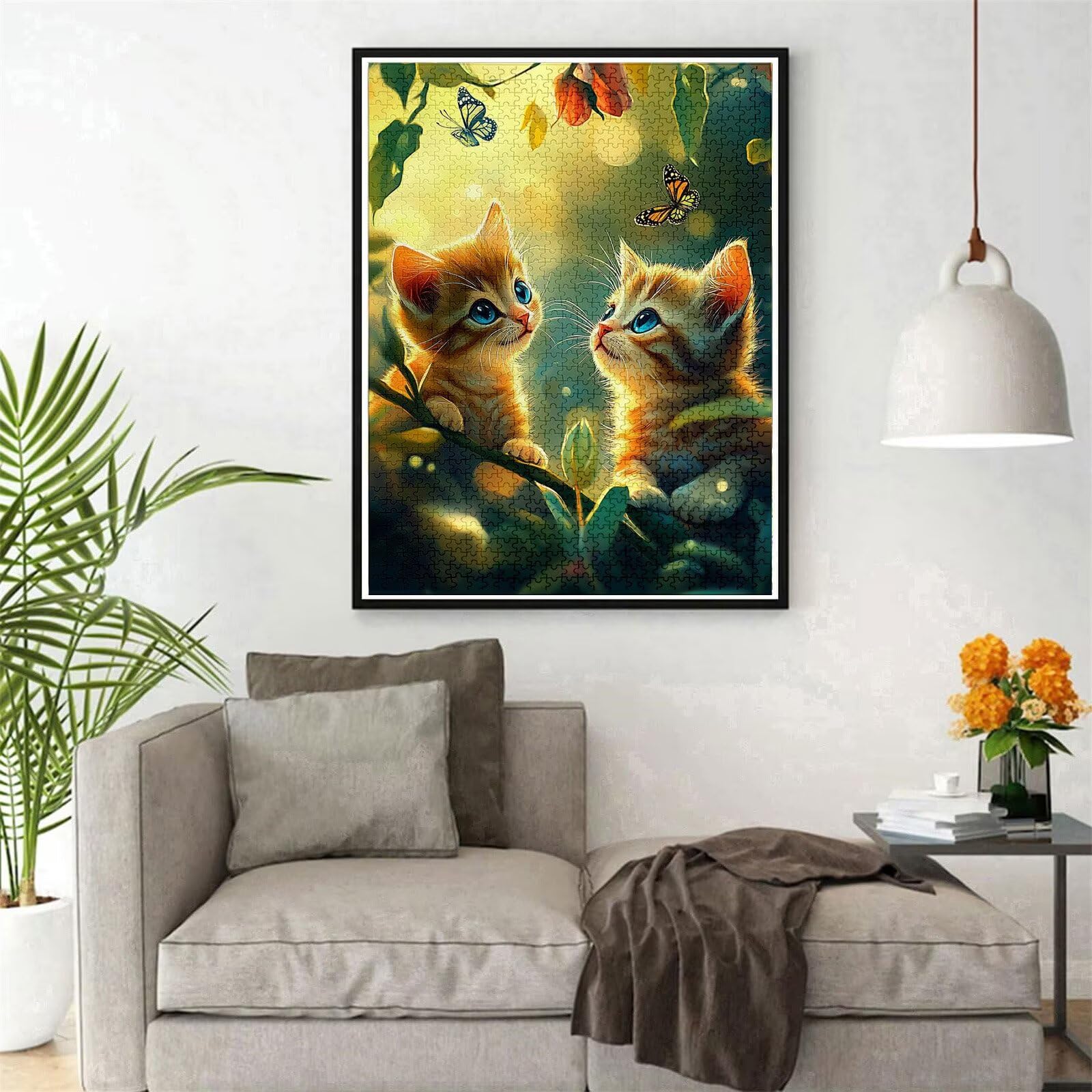 Puzzle 2000 elementów, motyl dla dorosłych, drewniane puzzle, klasyczne puzzle, kot, jigsaw dla dorosłych, sprytne puzzle drewniana Jigsaw, gra zręcznościowa dla całej rodziny, g-770
