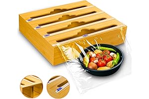 Bamboo Wrap Dispenser with Cutter