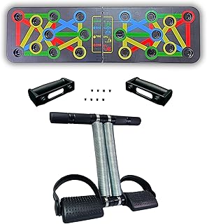 2 in 1 Double Spring Tummy Trimmer/Strength Trainer & Pushup Board for man and woman | No Excuses – Build a Stronger Upper Price In India