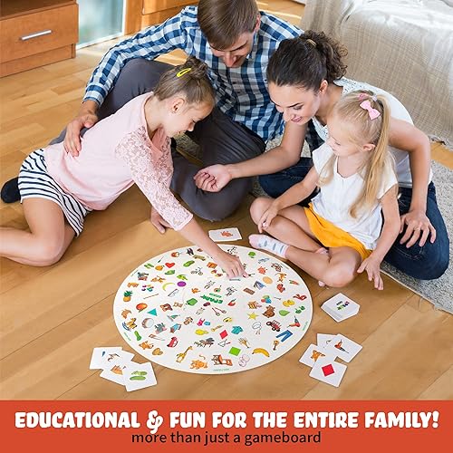 Miniatura 4 de Juego a juego de juegos de mesa preescolares para niños 2 en 1, juegos de coincidencias y categorías, materiales de terapia del habla, juegos