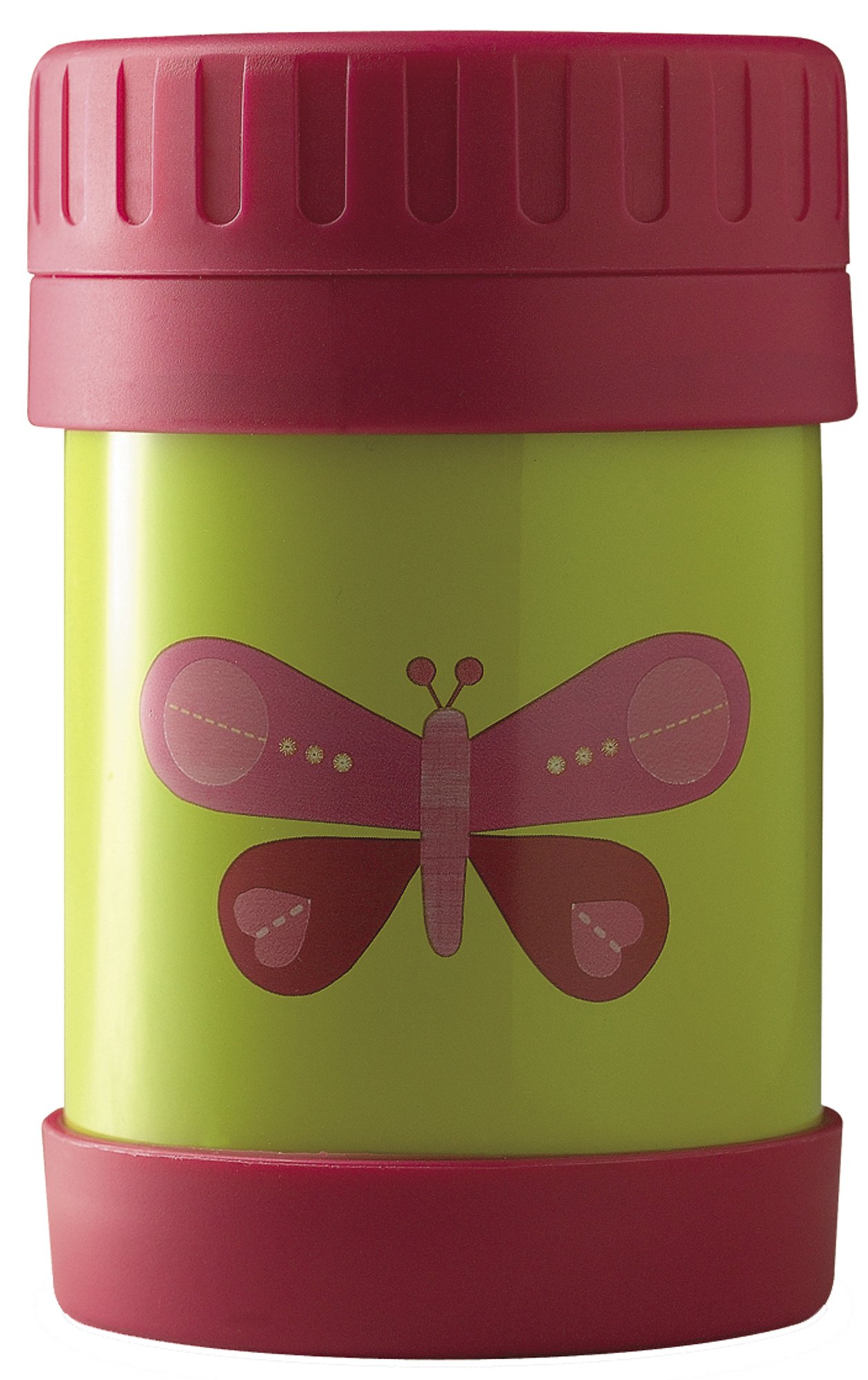 Crocodile Creek Food Jar - Pink Butterfly
