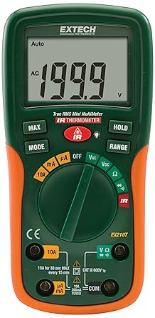 EX210T True RMS Multimeter with IR Thermometer
