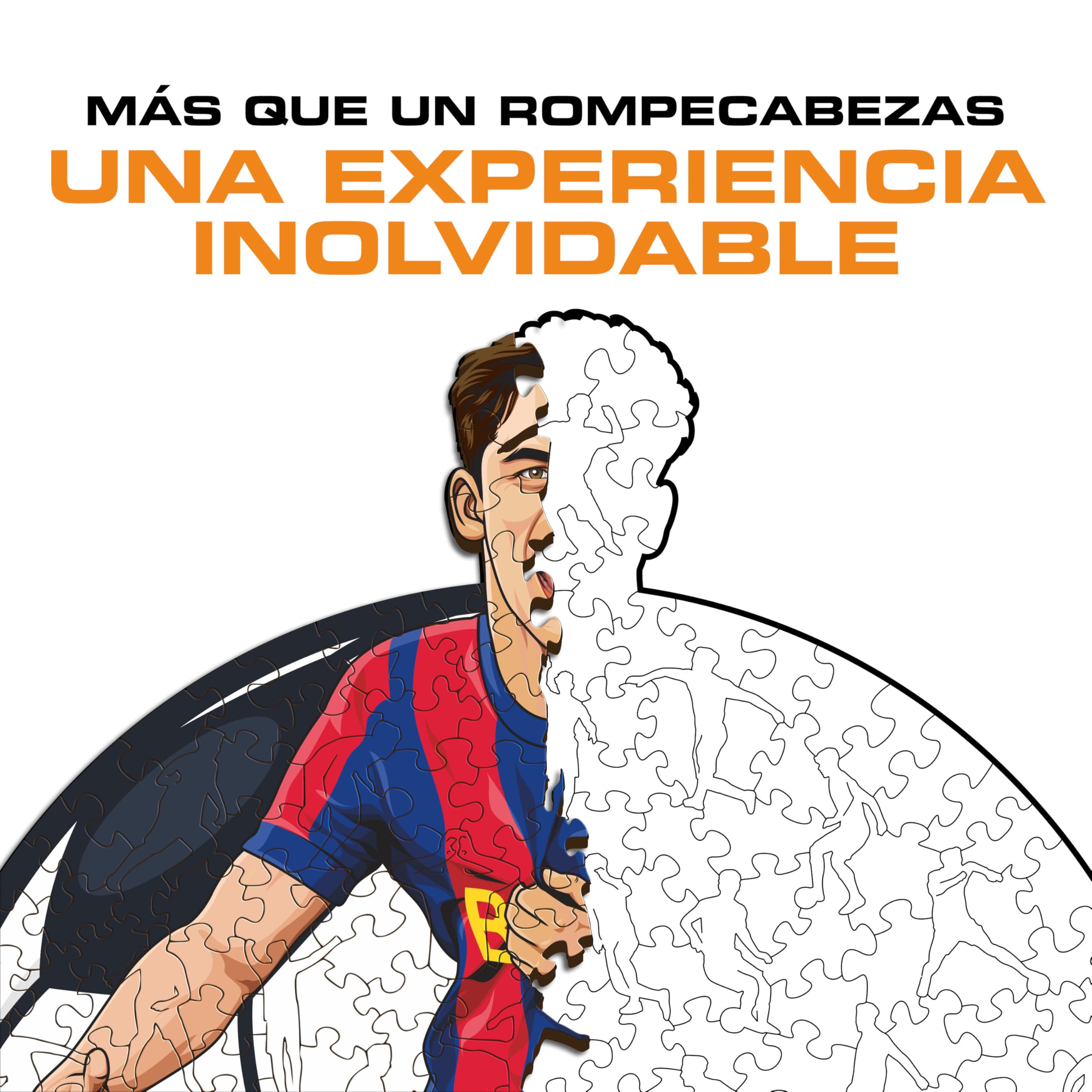 Iconic Puzzles - GAVI, Barcelona, ​​Producto Oficial, Puzzles de Madera para Adultos y Niños, Madera 100% Sostenible, Tamaño M 270 Piezas
