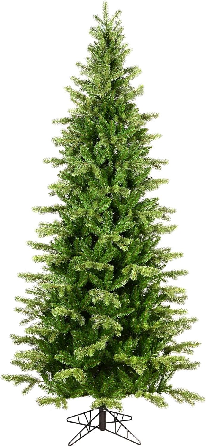 Vickerman 10' Balsam Spruce Slim Artificial Christmas Tree, Unlit