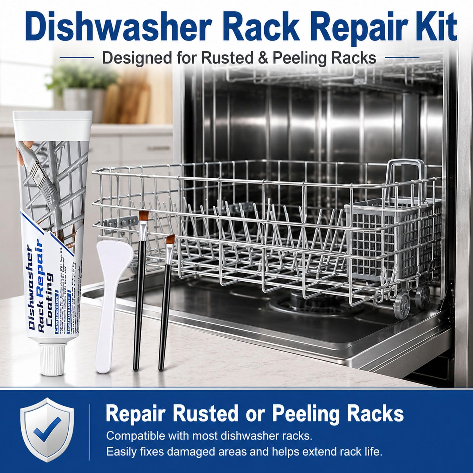 Repair Dishwasher Racks - Gray Coating -7