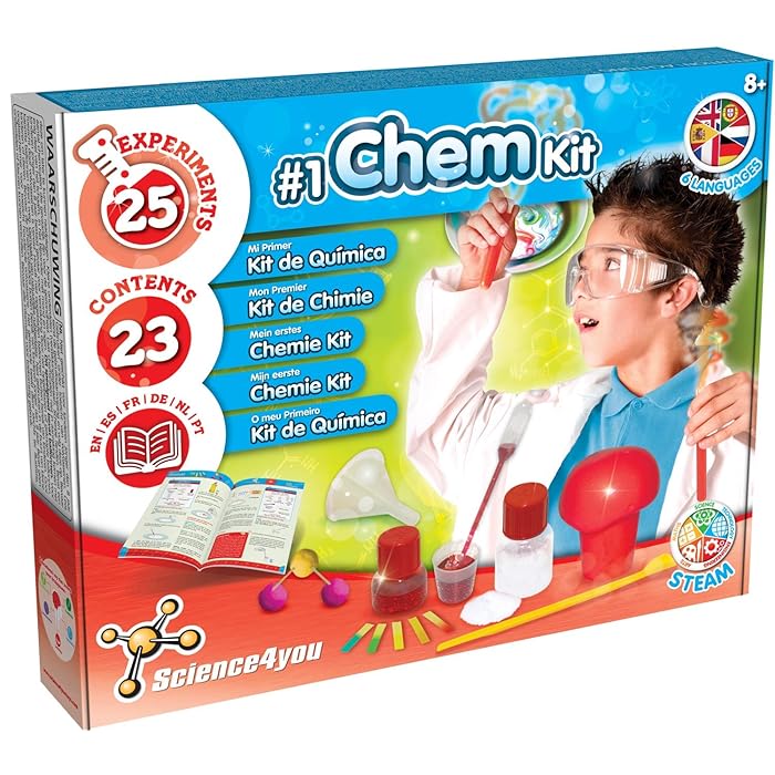 Buy Science4you My First Chemistry Set, Science Kits for Kids Age 8