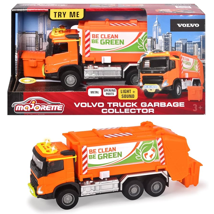 MOTORART 1/50 VOLVO Refuse Truck 清掃車 Amazon.com: Dickie Toys Hong Kong Ltd Majorette Majorette