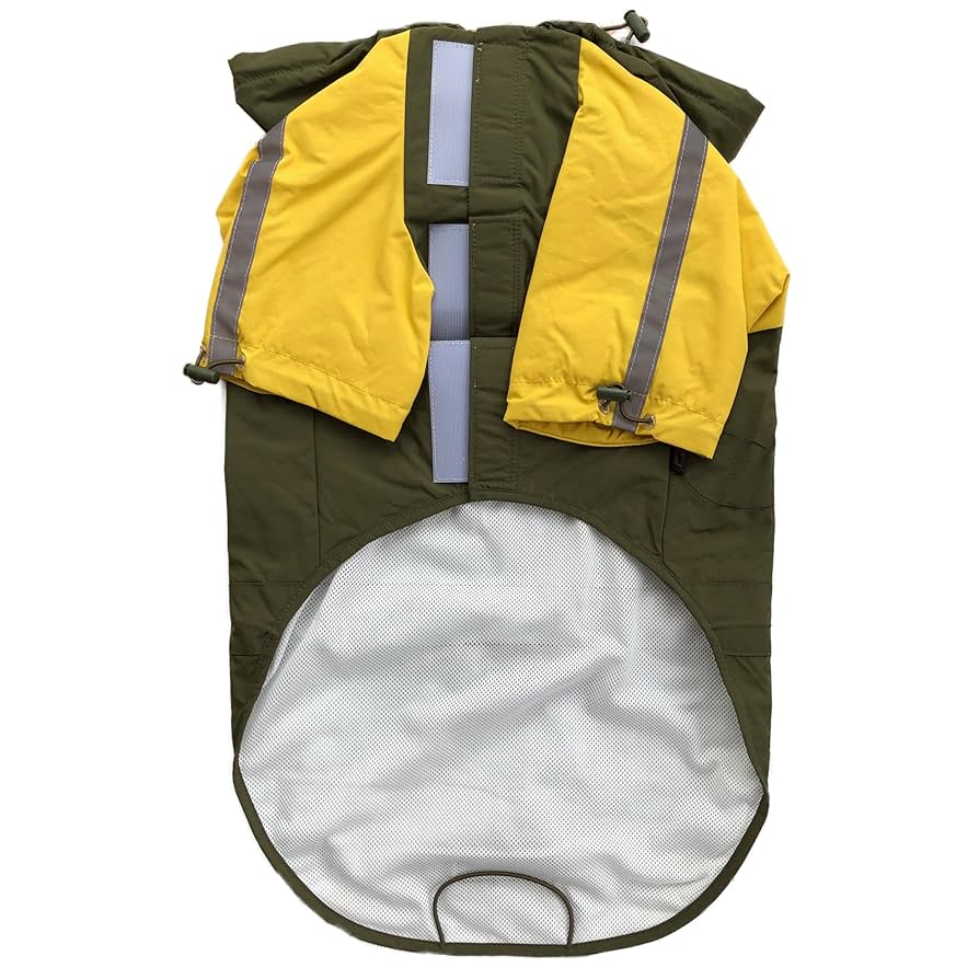 Amazon | リアル 中型犬 大型犬 アウトドア レインコート 防水