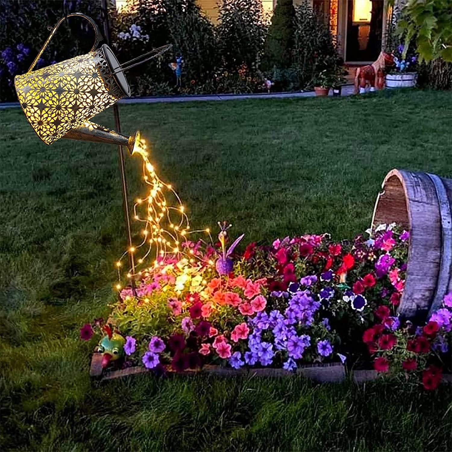 Vcdsoy Solar Watering can with Lights Solar Lights