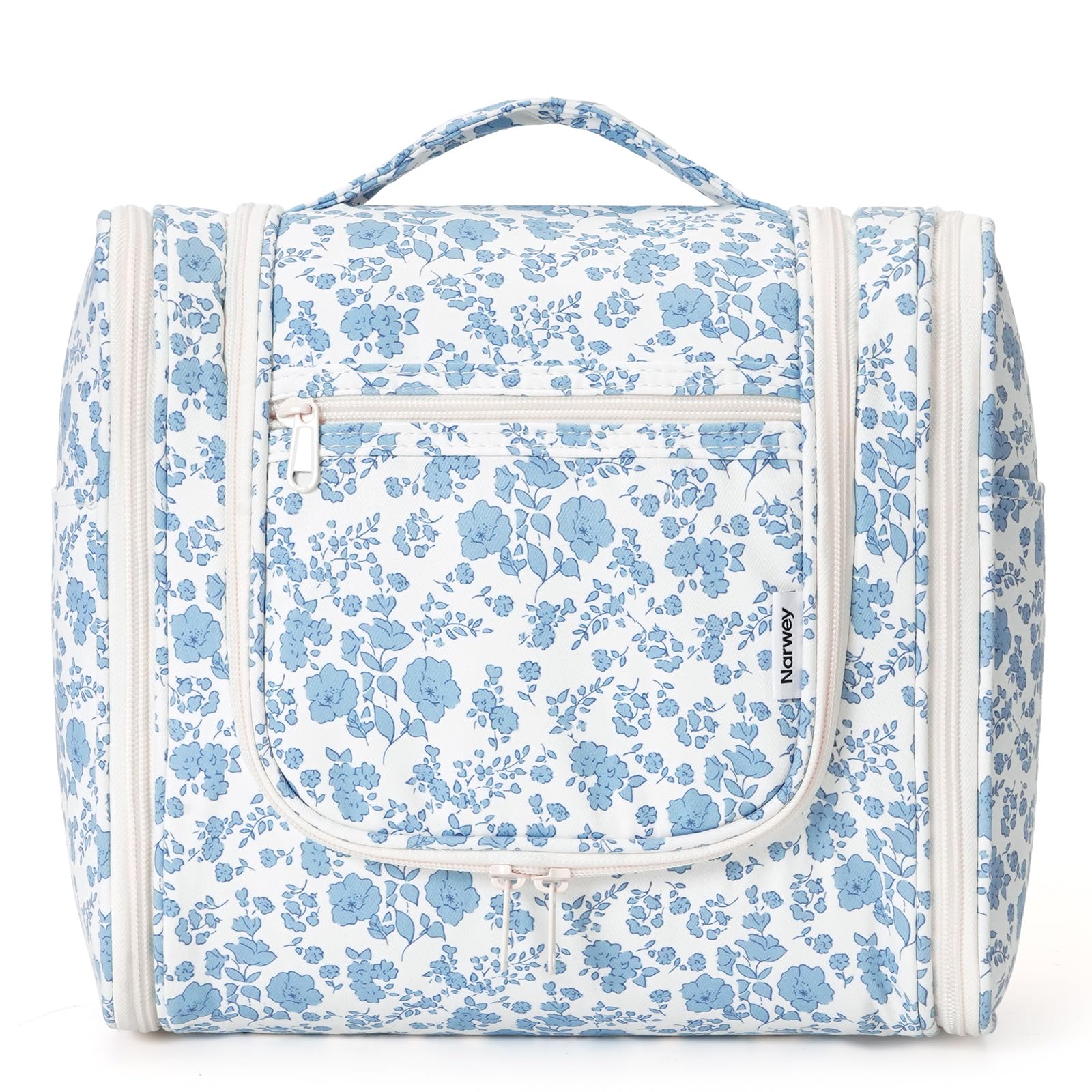 Narwey Neceser Mujer Bolsa de Aseo Colgante, Organizador de Maquillaje Neceser Viaje para Hombre y Mujer Accesorios de Viaje (moradoe(Grande)) — view 17