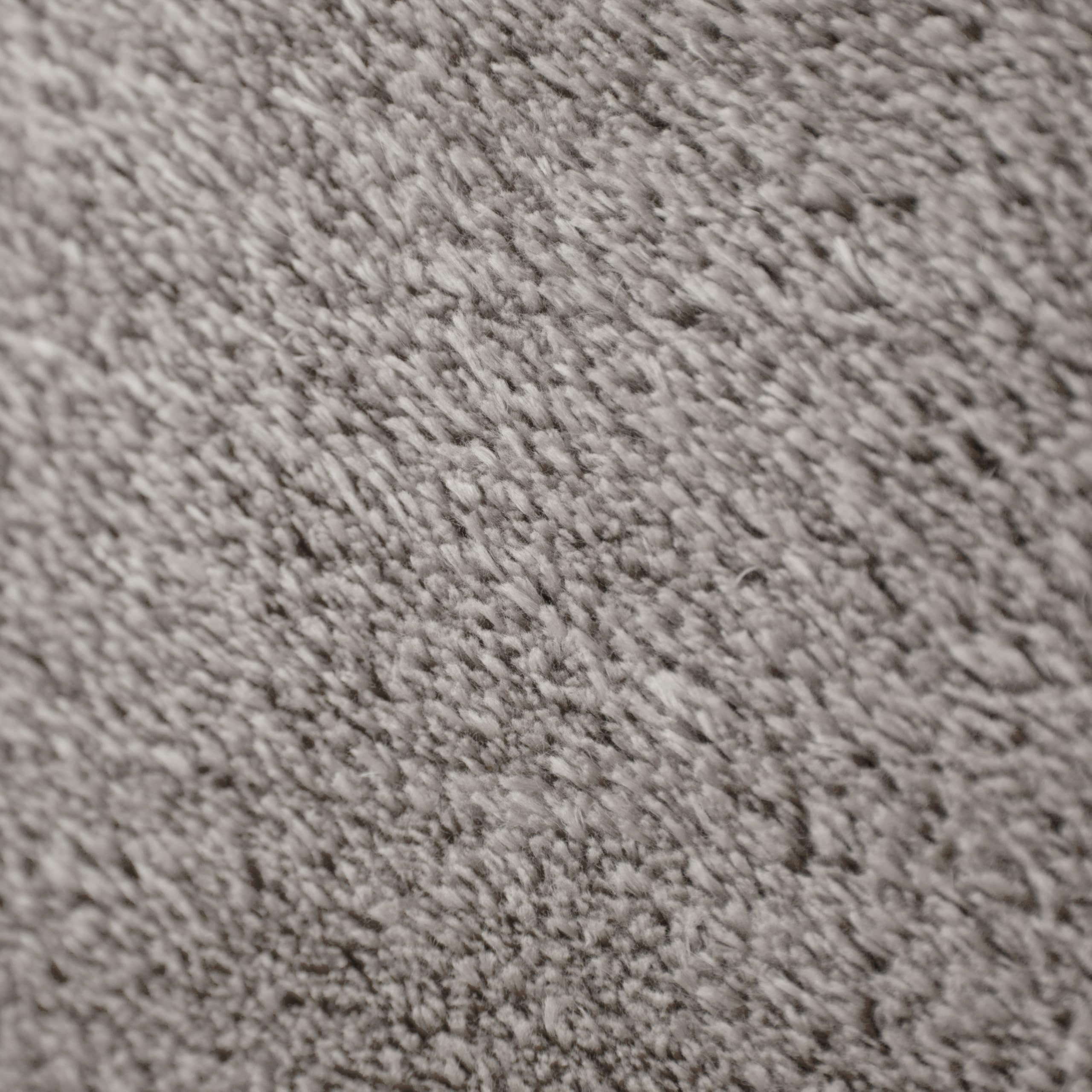 Paco Home Teppich Wohnzimmer Kurzflor Weich rutschfest Modern Einfarbiges Muster Grau, Grösse:160x220 cm