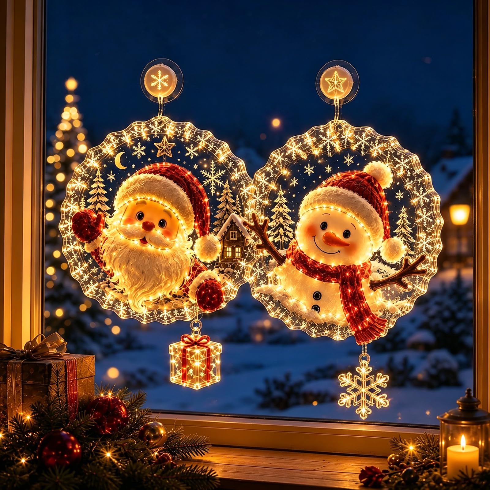 Christmas Suction Cup Window Light, Christmas Window Light (#6)