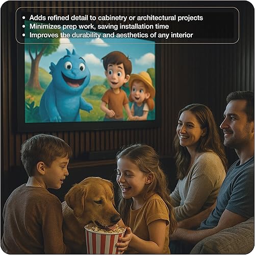 Miniatura 5 de Tambour Touch Panel acústico de nogal natural, lamas barnizadas de 1-12 pulgadas de ancho  Serie Harmony  Se vende 2 paneles por caja para absorción