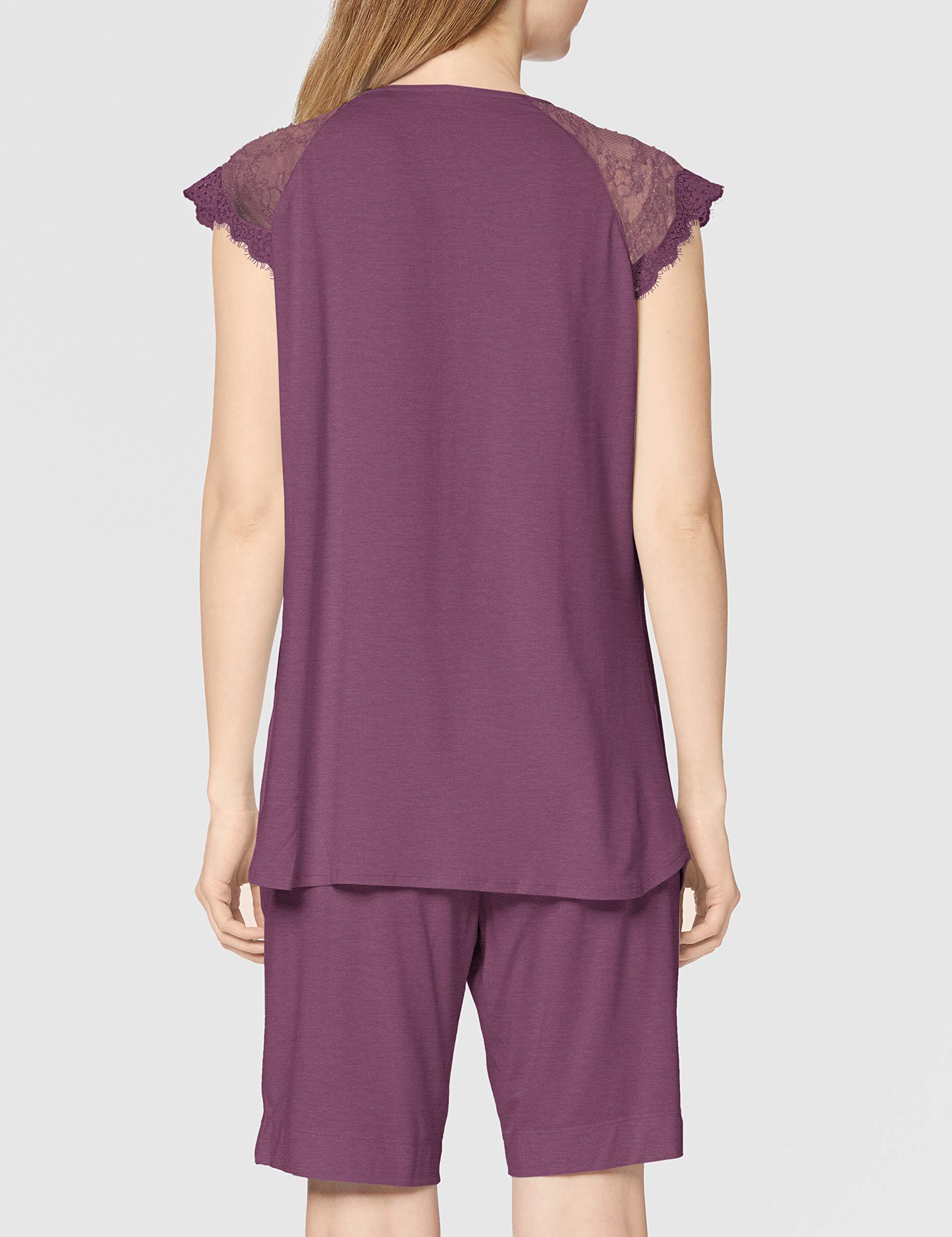 Schiesser Damen kurzer Schlafanzug Pyjama Kurz Bermuda - 169502