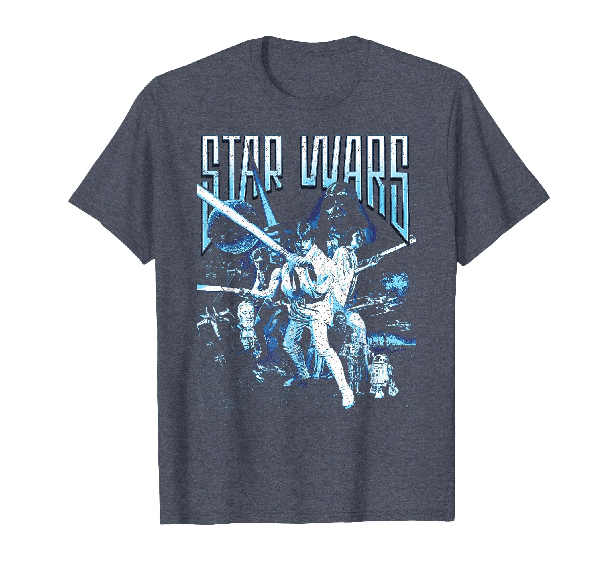 Star Wars Herren Space T-shirt im Vintage-stil