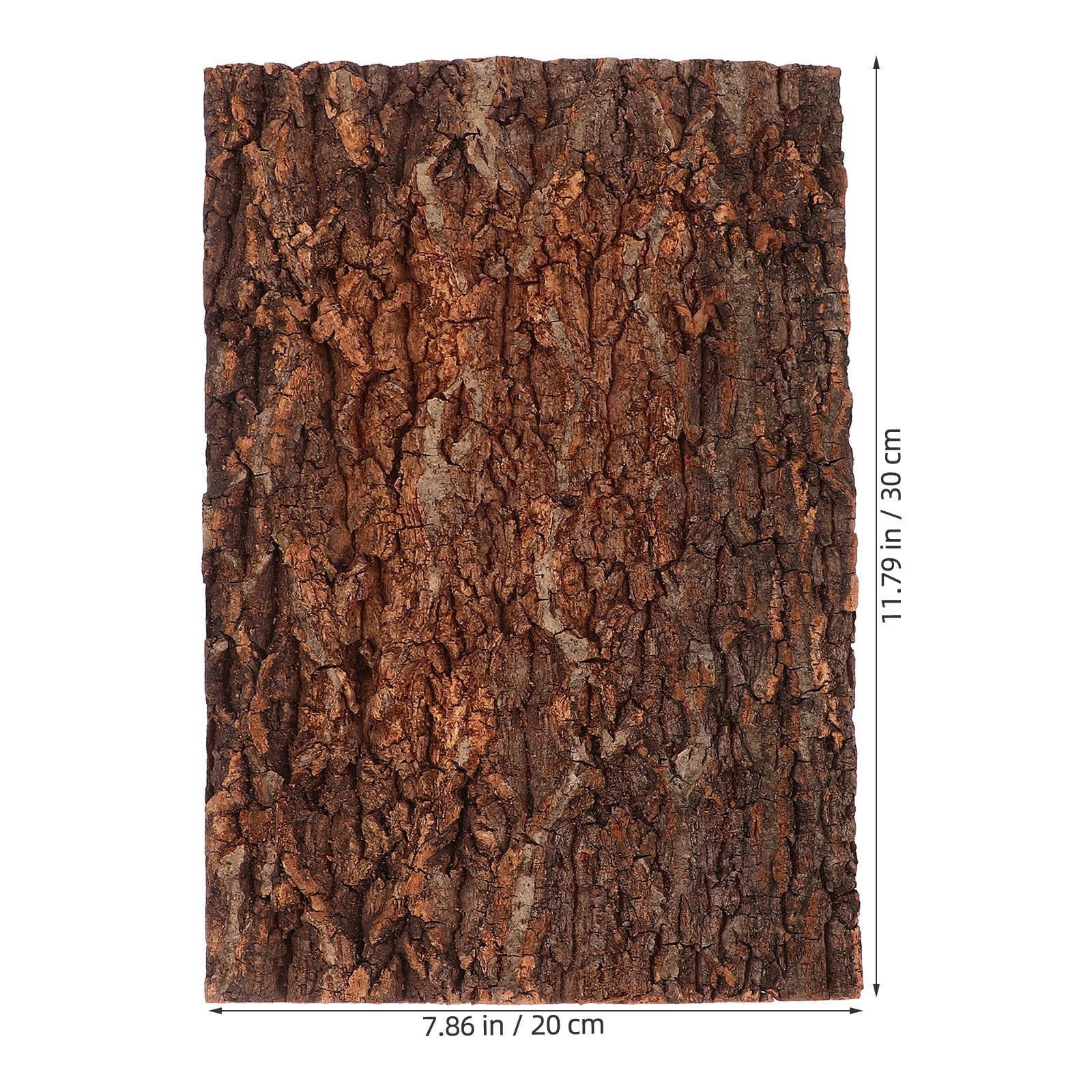 Gatuida Corteza de Árbol Decorativa para Terrarios 3 Piezas Plataforma de Escalada Efecto Natural Adecuado para Lagartos y Tortugas Pequeñas