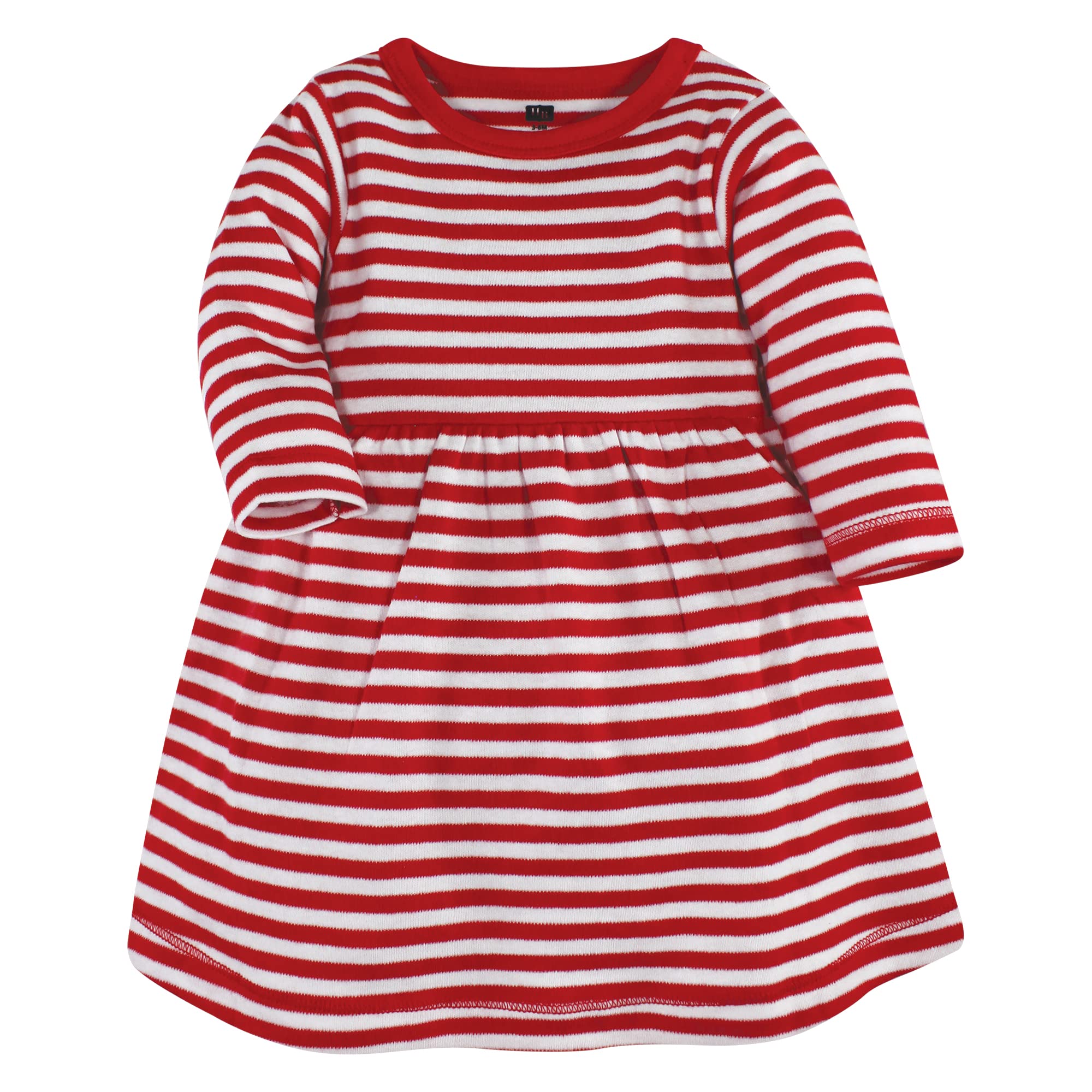Hudson Baby Infant and Toddler Girl Cotton Dresses, North Pole, 7 Years