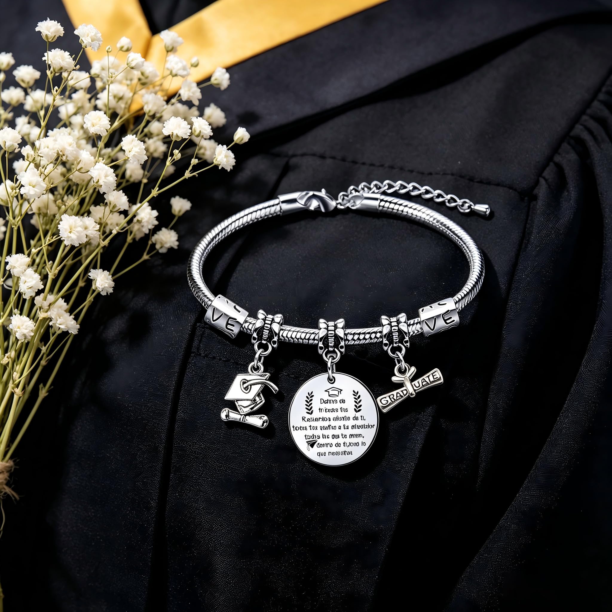 Pulsera de Graduación para Mujeres Regalos inspirados Graduados Recuerdo