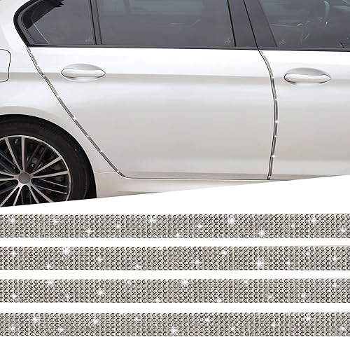 TOMALL Bling - Protector de puerta de automóvil con cristales antiarañazos, cristales para puerta de automóvil, accesorio para decoración interior y disponible en Yaxa Peru