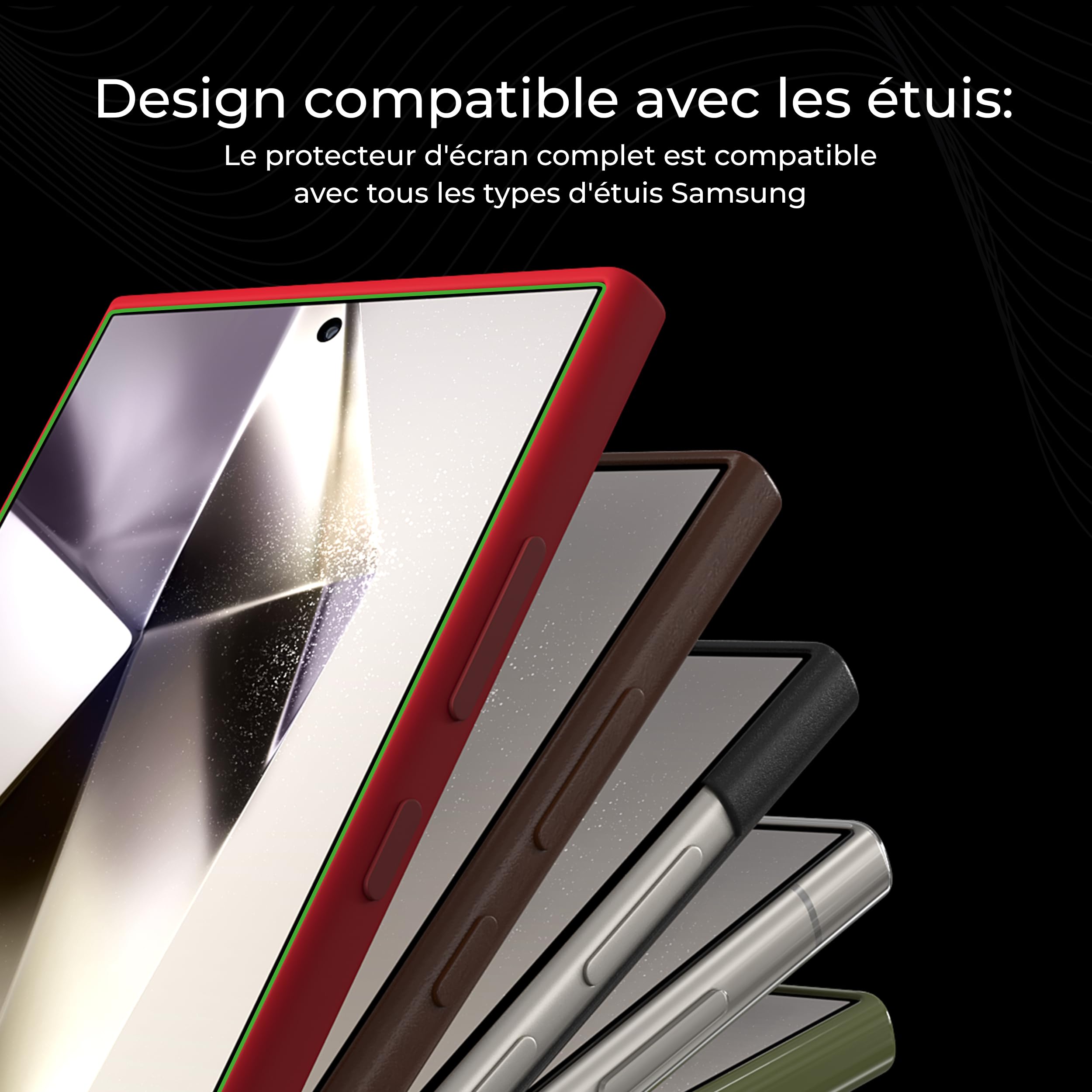 Deppa | Lot de 2 | pour Samsung S25 Ultra (6.9') Verre Trempé avec Kit de pose facile | Anti-Poussière & Anti-Bulles | Résistant aux Chocs | Couverture Complète |