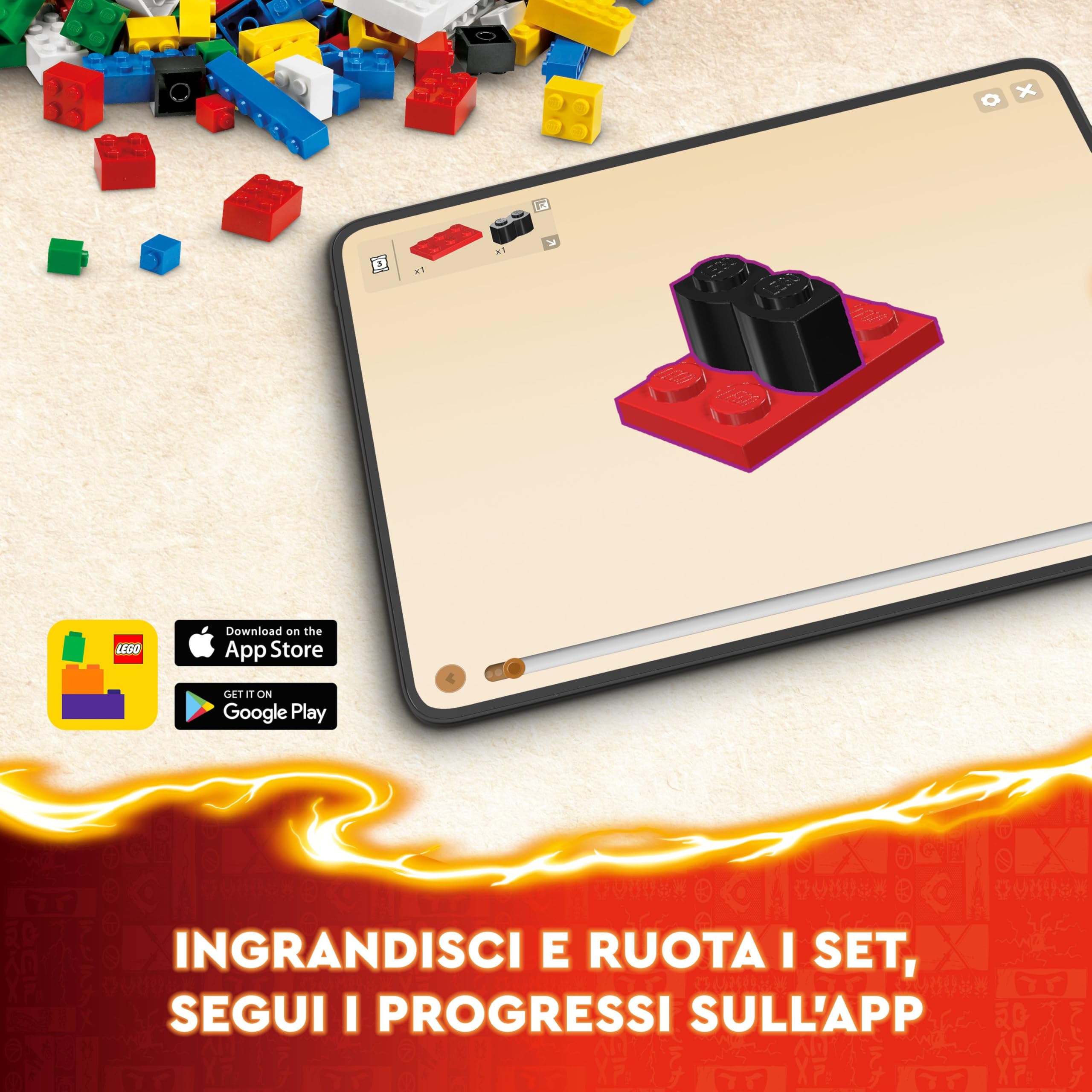 LEGO NINJAGO Mech Elemento di Terra di Cole, Giochi d'Azione per Bambini e Bambine da 7 Anni, Action Figure Snodabile da Battaglia, Giocattolo Personalizzabile con 2 Minifigure, Regalo Ninja 71806