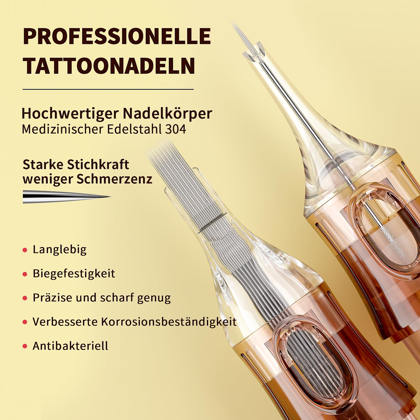Agujas Tatuaje para cartuchos tattoo 50 piezas #10 RL RS RM M1 mezcla Standard Round Liner Curved Magnum Shader agujas tattoo esterilizado desechable