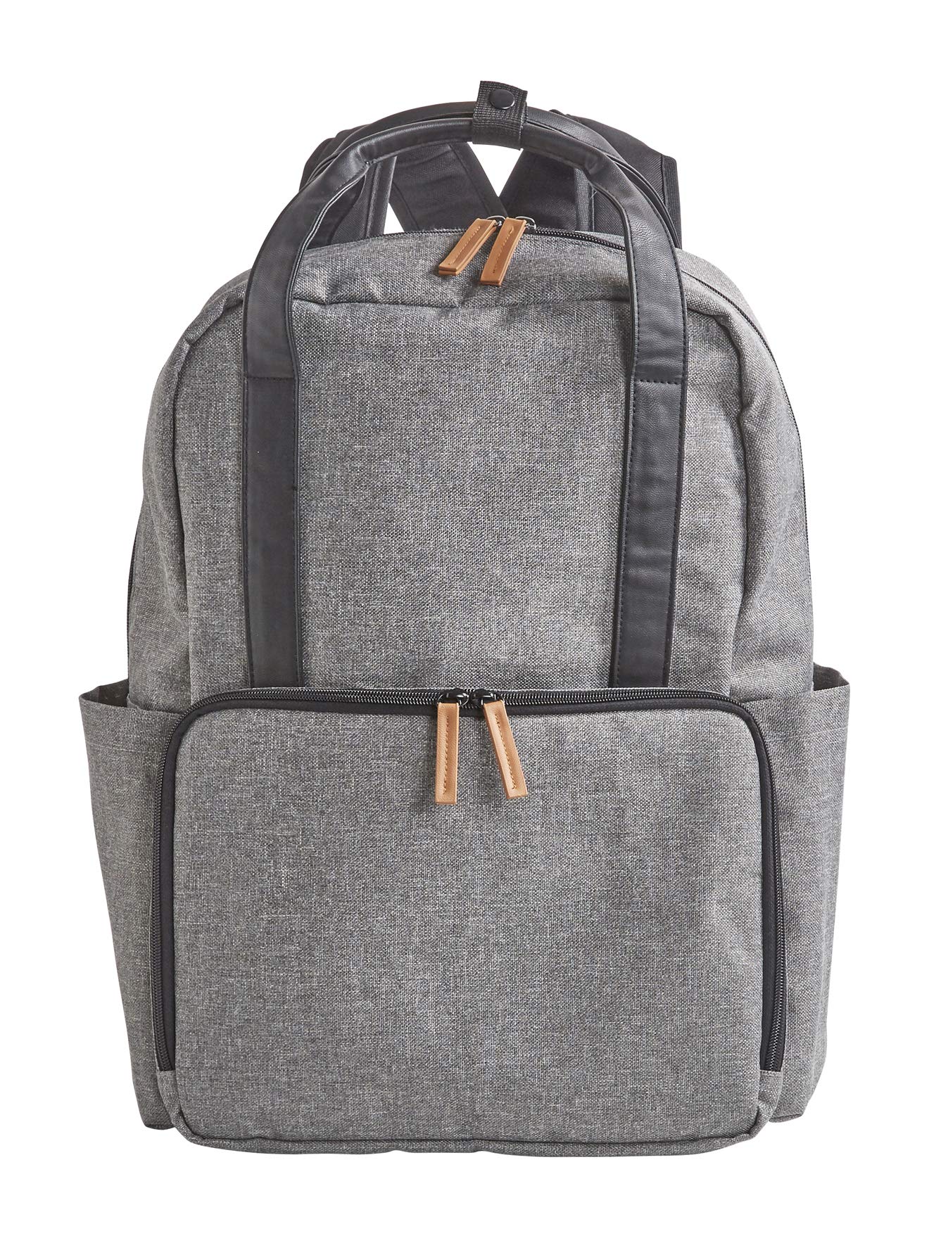 VERTBAUDET Sac à Dos à Langer avec Poches et Accessoires Gris chiné TU