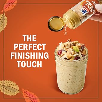 McCormick Finishing Sugar, Maple Brown Sugar, Limited Edition, Classic Flavor Pairing of Maple with Rich Brown Sugar, For Coffee, Cookies & More, 3.09 oz