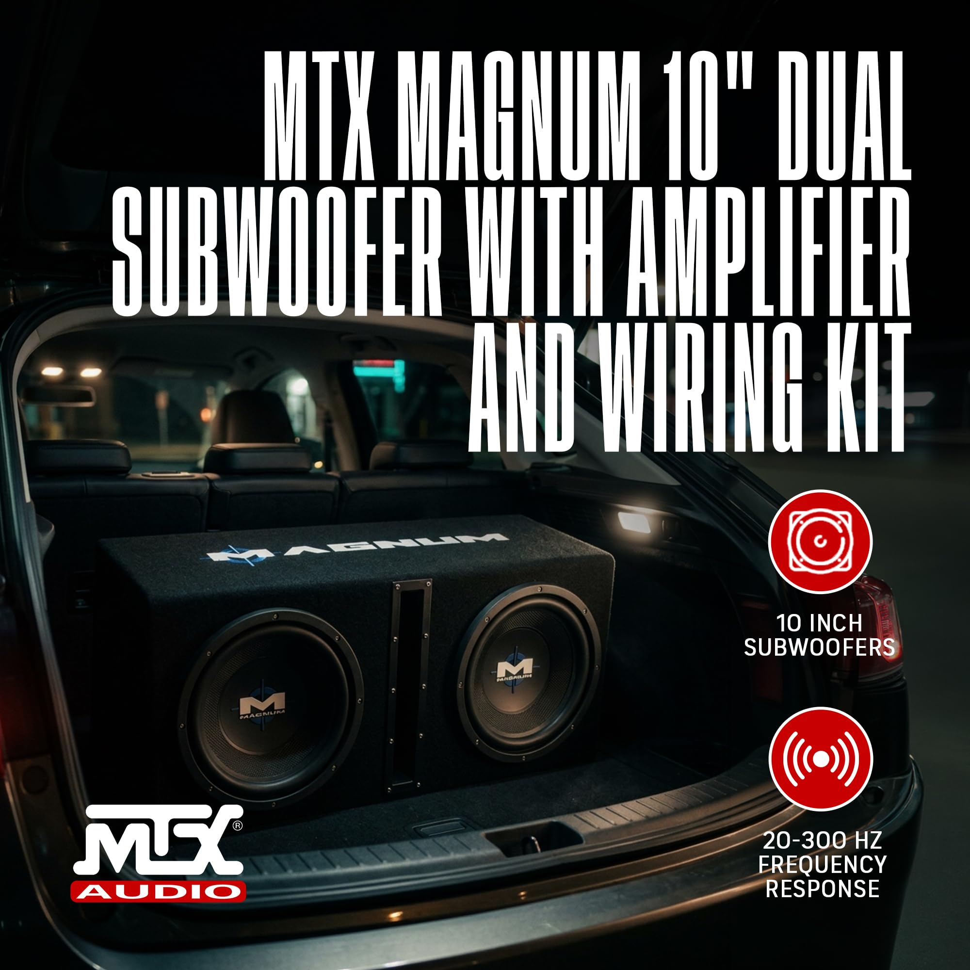Amazon.com: MTX Magnum MB210SP 10 Inch 400 Watt RMS Dual Car