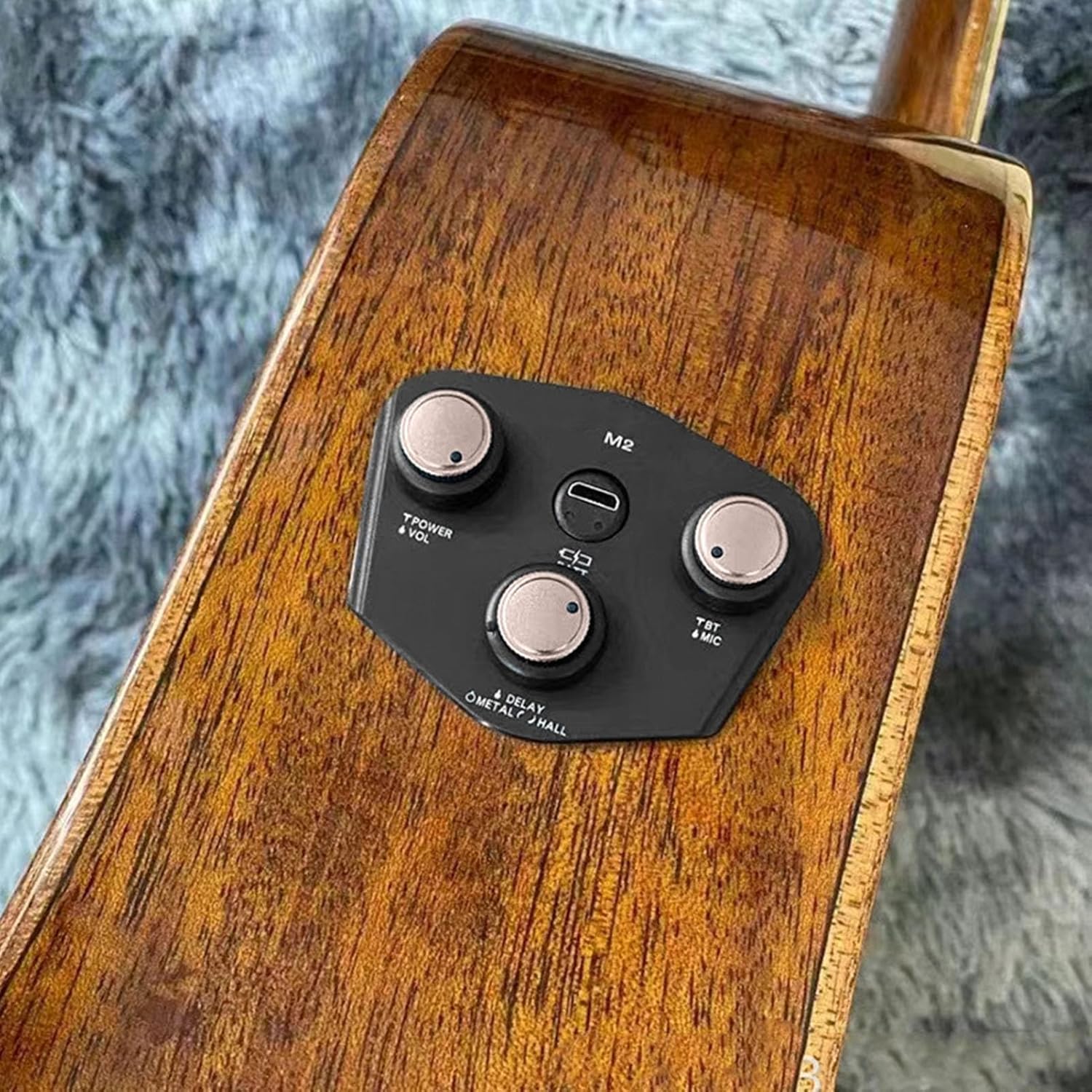 EQ Equalizer Acoustic Guitar Preamp Pickup for Excellent Sound Wide Application Pickup Equalizer Tuner with Adjustable Volume and Tone Musical Instrument