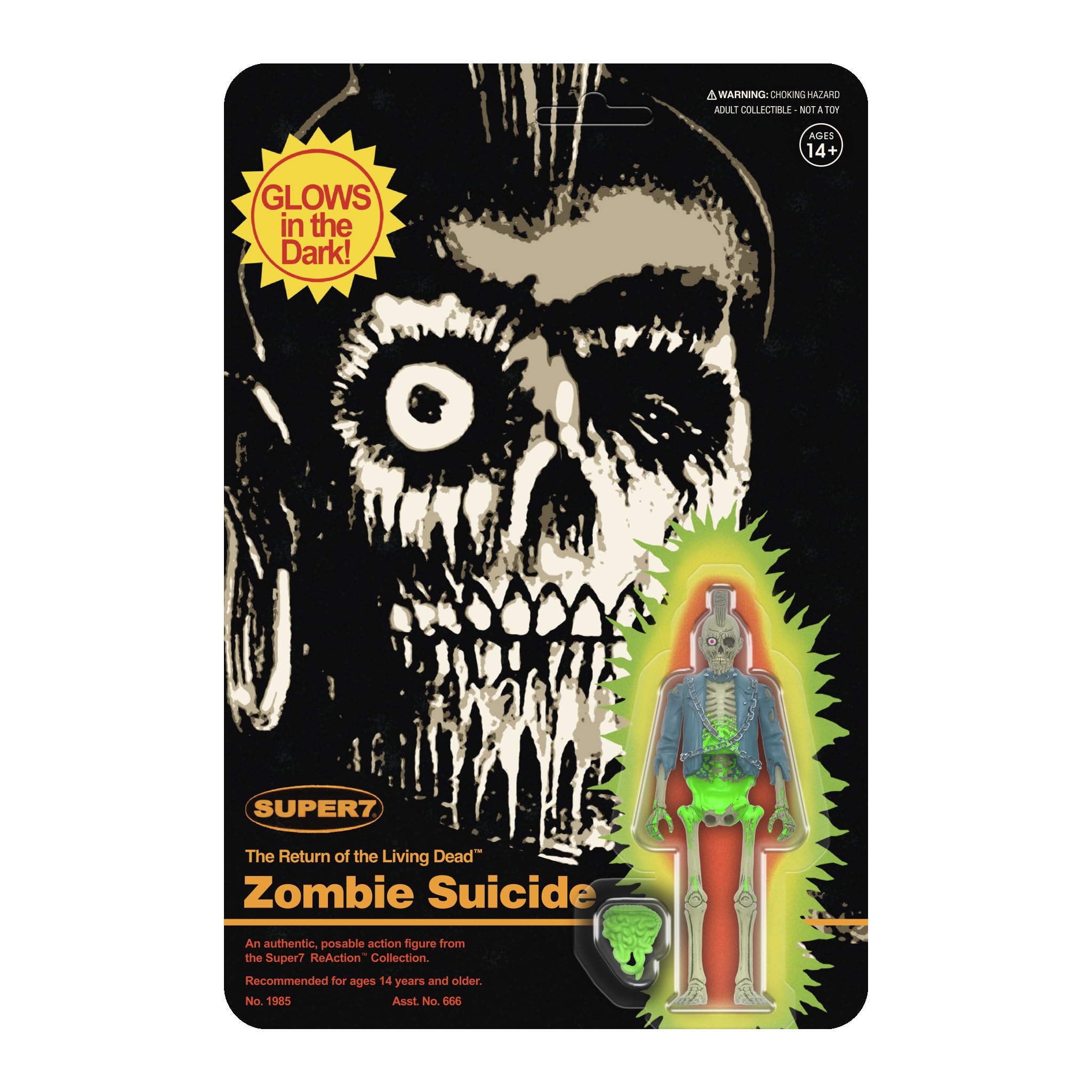 Amazon.com: Super7 Return of The Living Dead Zombie Suicide