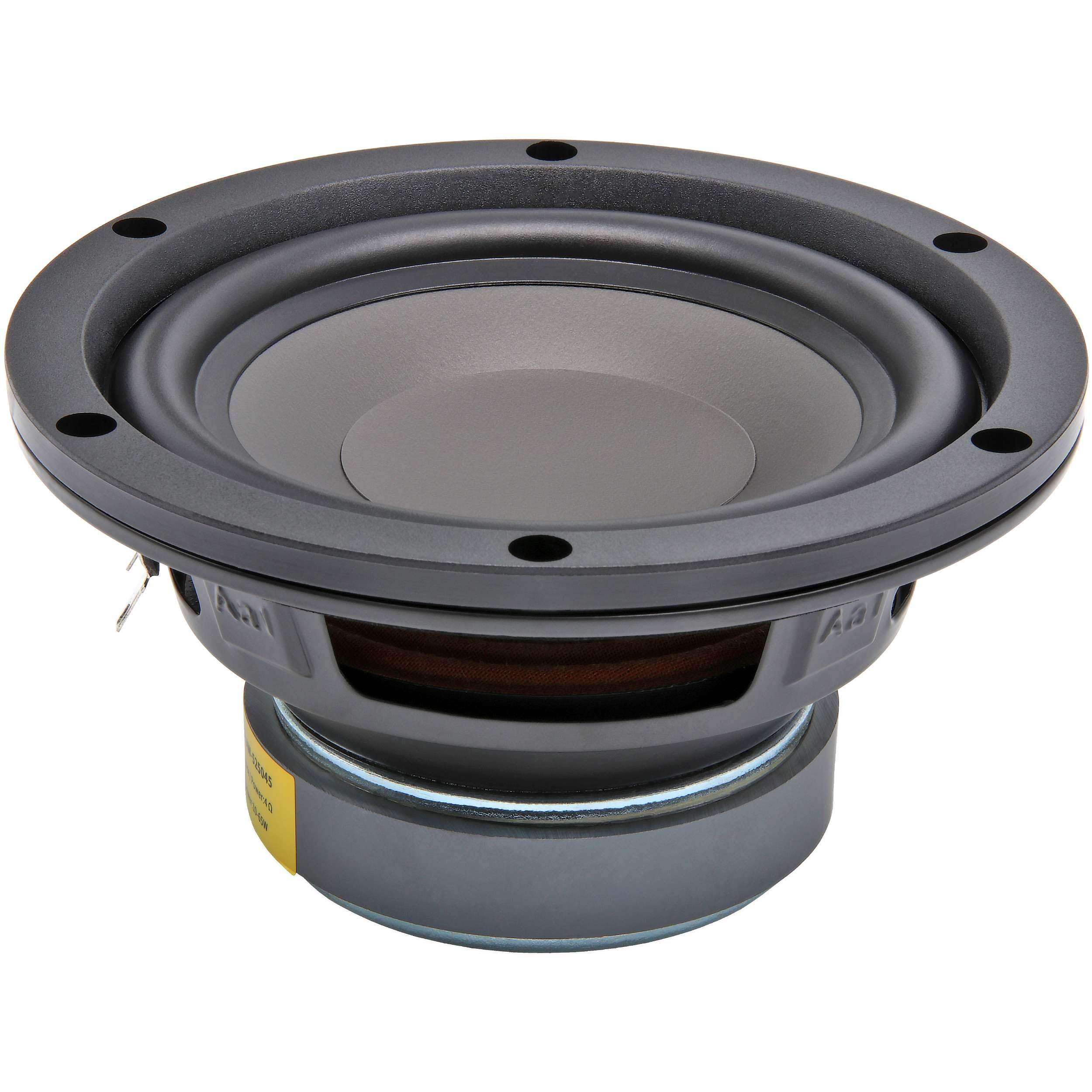 Recambo Haut-parleur médium 140 mm (5,5") 65 W 4 ohms membrane en papier – Son clair, remplacement universel, entraînement précis, montage facile, mise à niveau HiFi de voiture