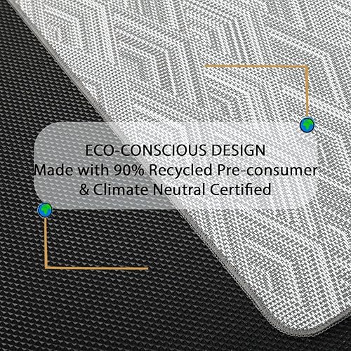 Vista 3 de Chair Mat for Hardwood & Tile Floor, 36" x 48" Heavy Duty Office Chair Mat for Rolling Chairs Easy Glide, Anti Slip, Non-Curve, Floor Protector for